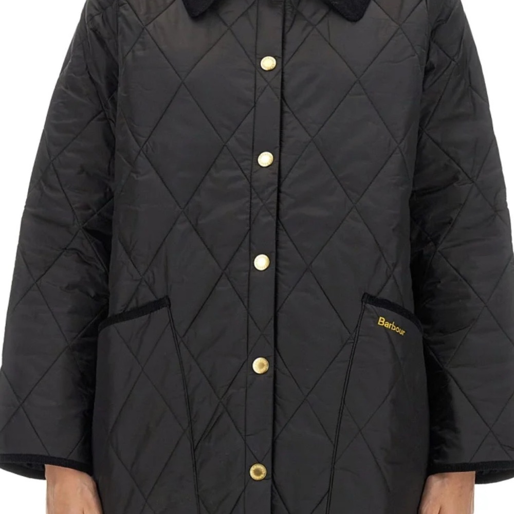 Barbour Black Quilted Utility Jacket